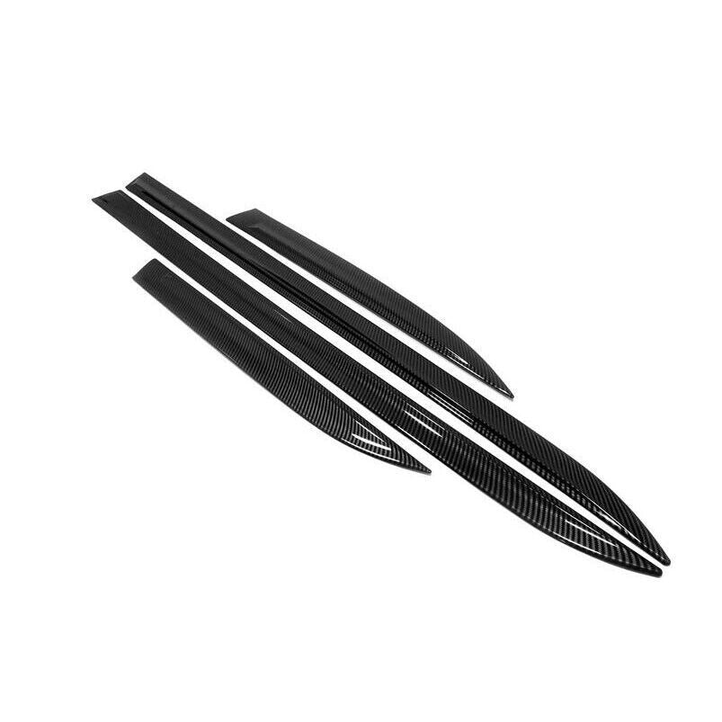 for Jeep Grand Cherokee 2014-2020 Carbon fiber Look Body Side Door Cover Trim 4x