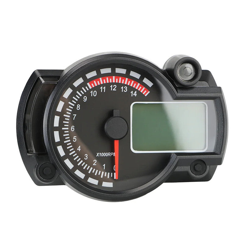 Motorcycle 299KM/H 7ColorsDigital Odometer Speedometer Instrument Gauge Meter