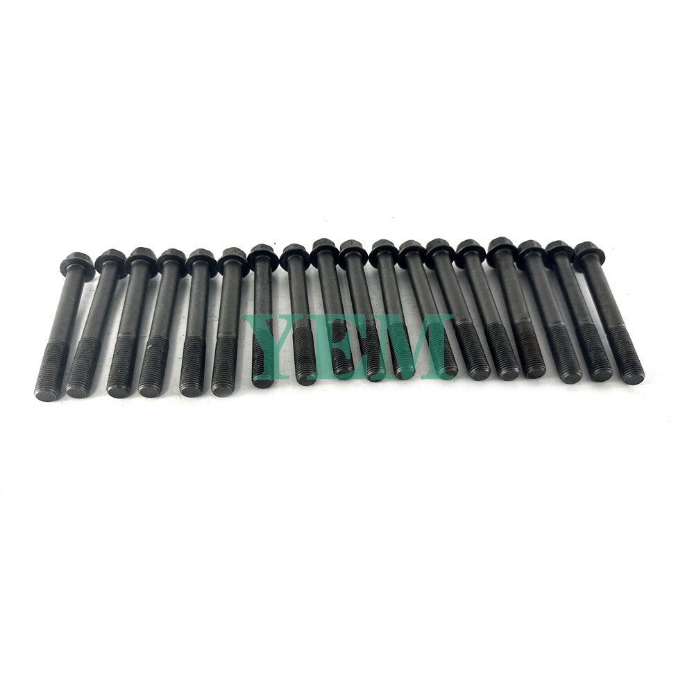 1 Set Engine Head Bolt 18pcs For Yanmar 4TNE86 Engine 4TNE86 Cylinder Head Bolt