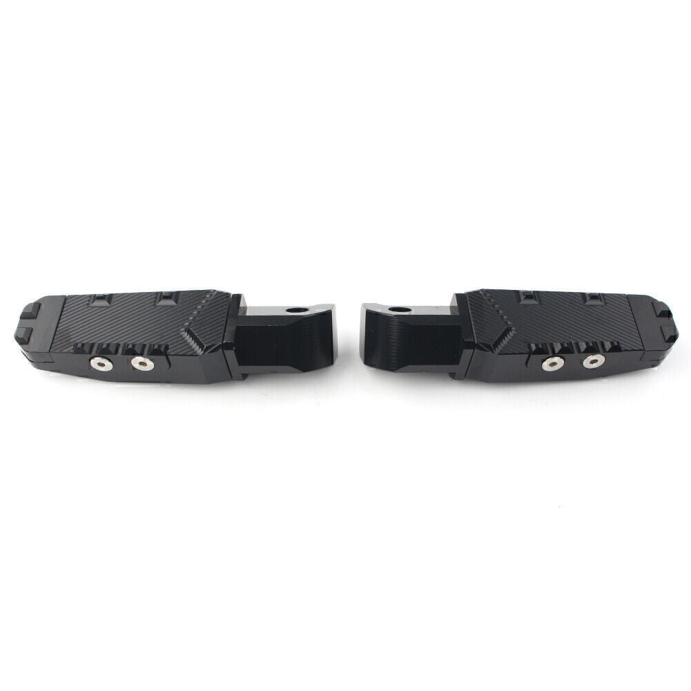 CNC Rear Passenger Footrests Foot Pegs Pedal Pads Black for Yamaha FZ1 YZF R3