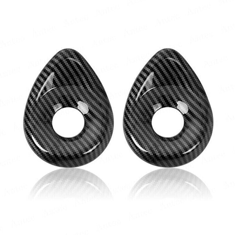 2P Carbon Fiber Front A Pillars Audio Speaker Cover Trim for Toyota for Sienna 21-24