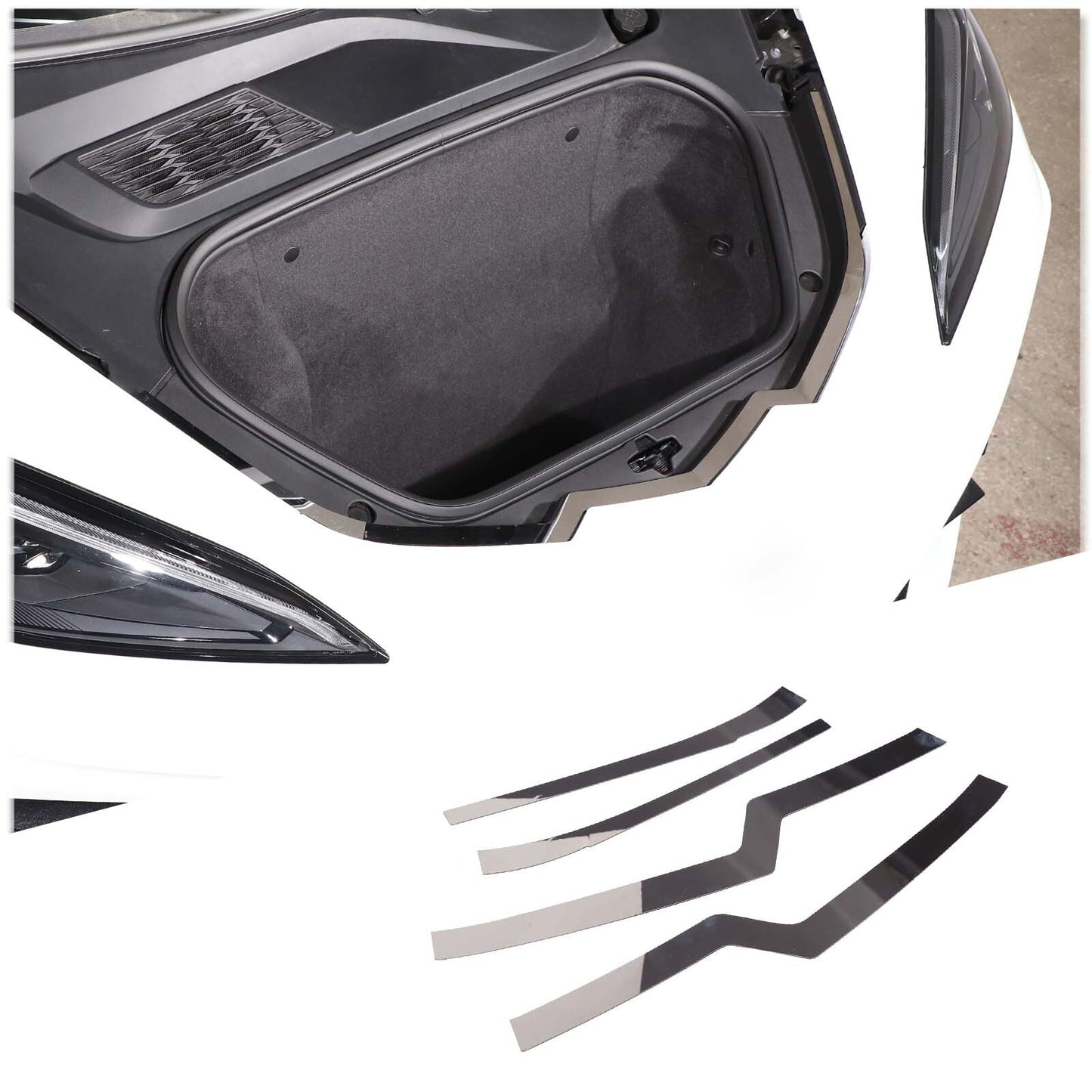 4-Piece Pack of ABS Carbon Fiber Door Handle Covers for Ford Maverick 2022-2023
