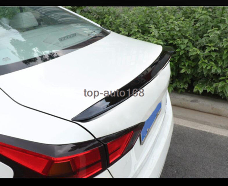 for Nissan Altima 2019-22 Glossy Black Car Rear Tail Trunk Spoiler Wing Lip Trim