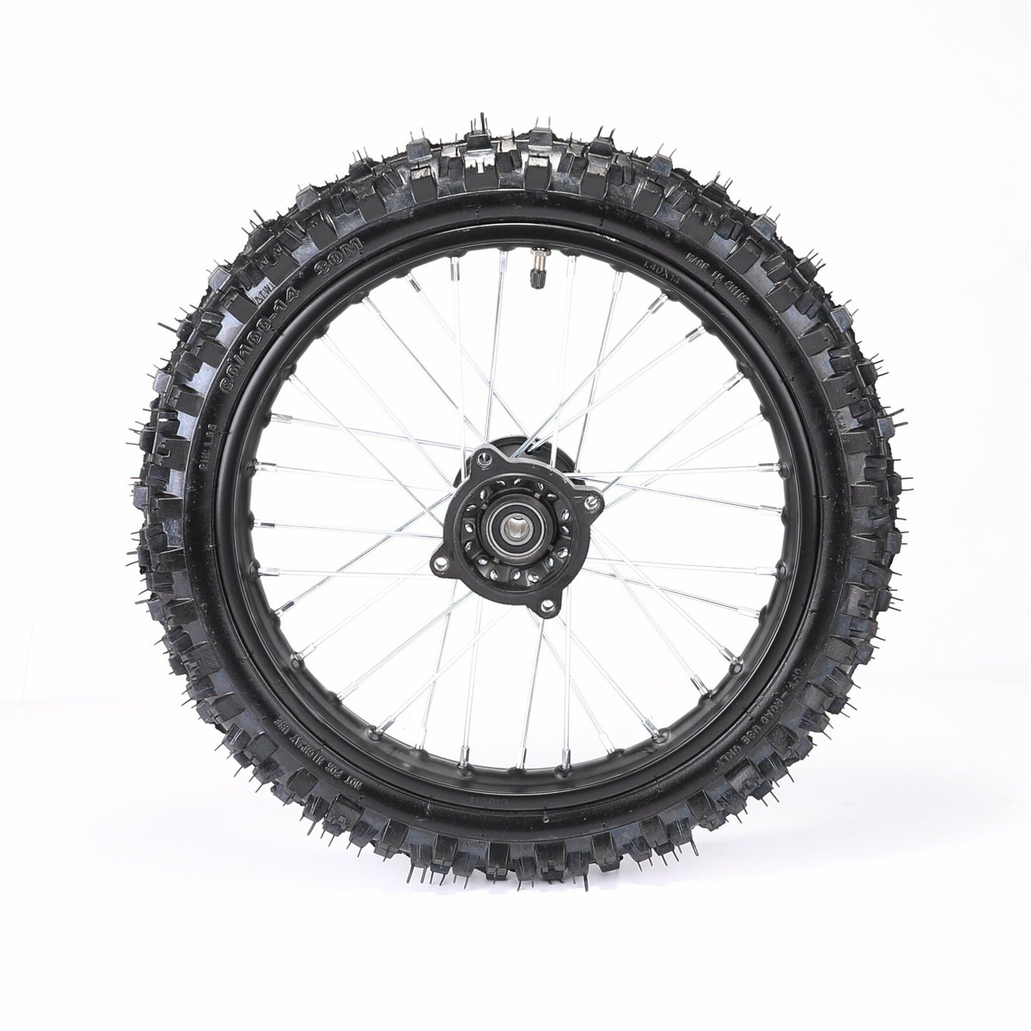 15mm Axle 60/100-14 inch Front Wheel Tyre Rim for Dirt Pit Bike CRF70 125cc 110