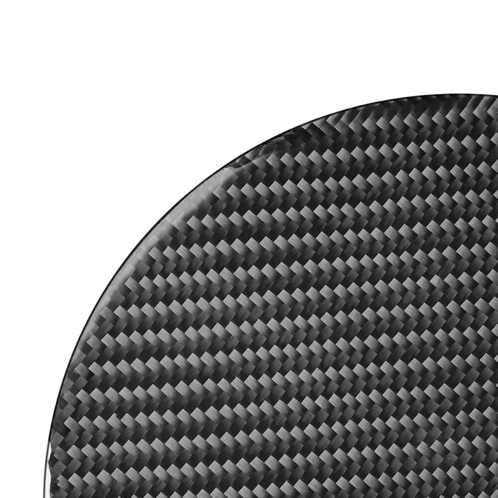 Carbon Fiber Inner Fuel Tank Panel Cover Trim Fit for Toyota Tundra 2014-2021 Black