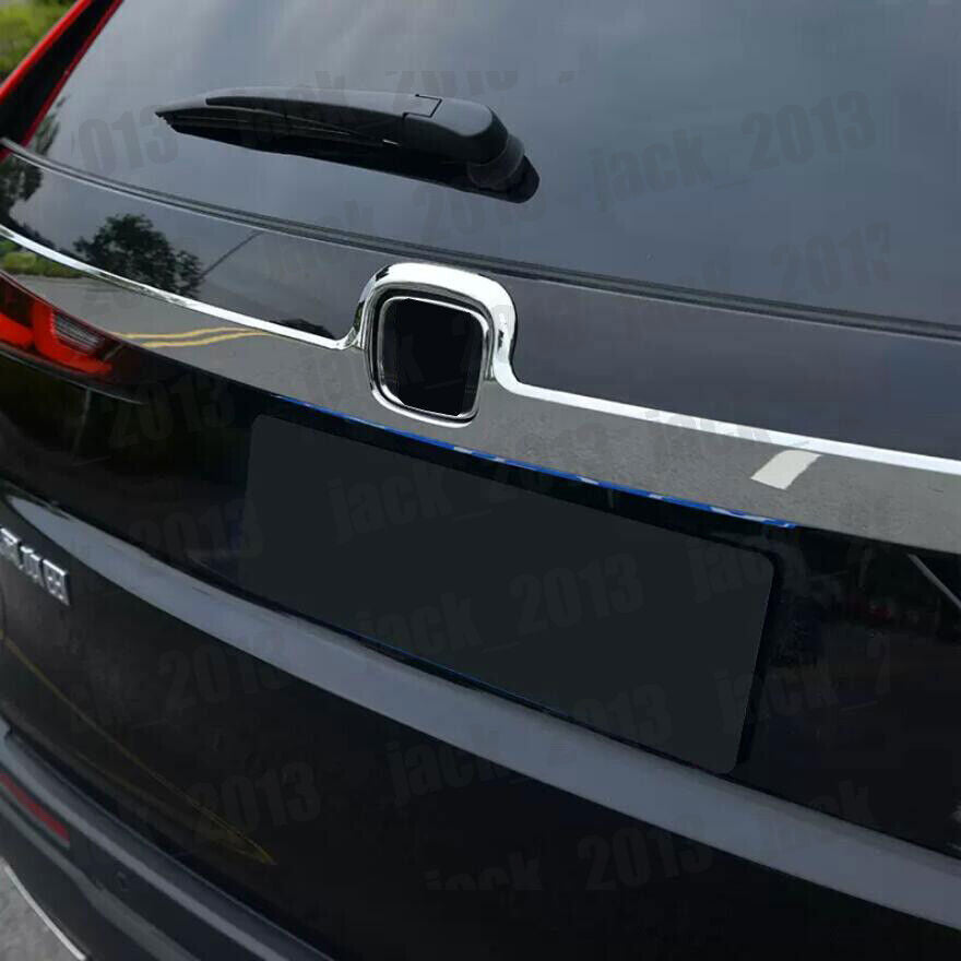 for Honda CR-V CRV 2023-2025 Chrome Rear centre Trunk Box Tail Gate Trim Strips