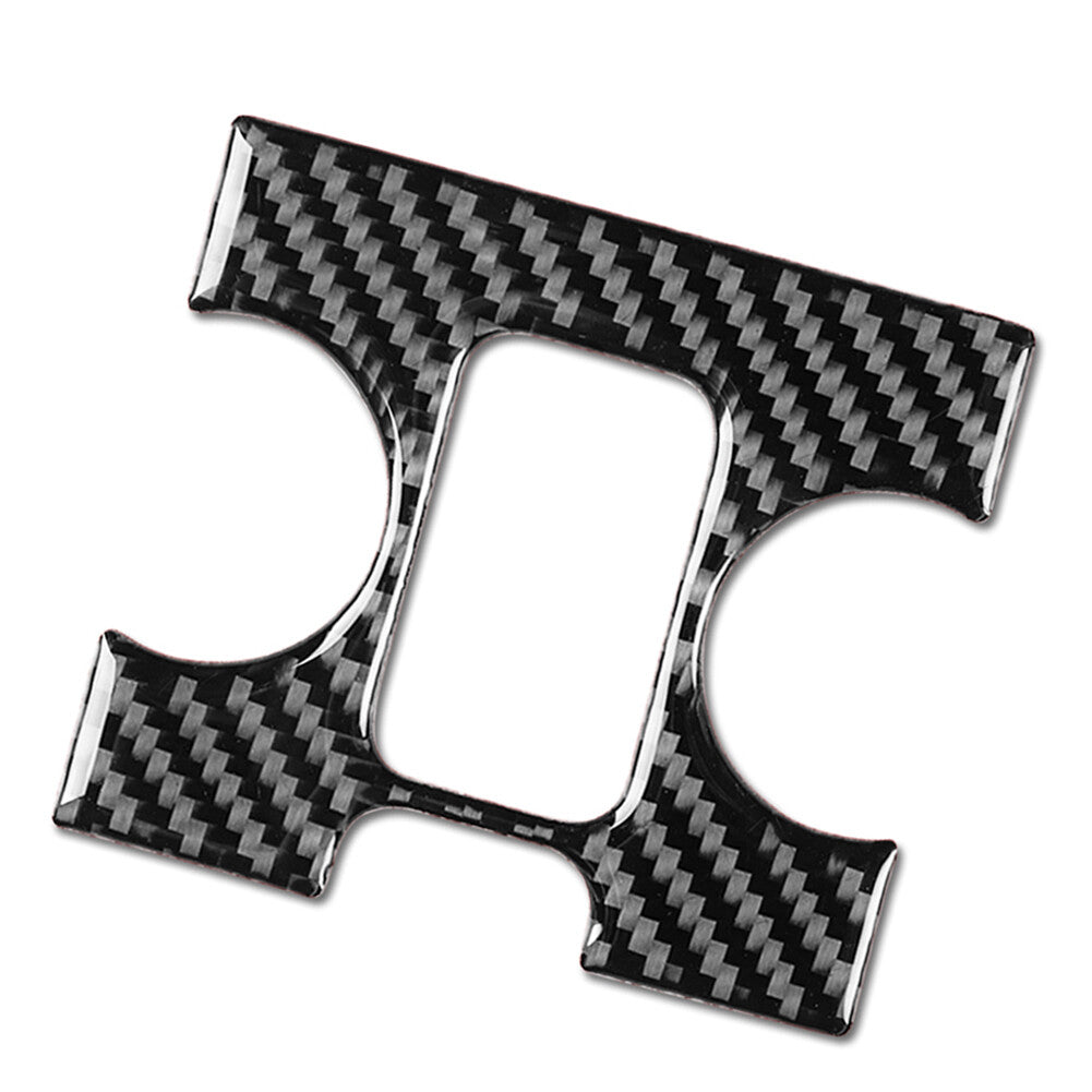 for Honda S2000 2004-2009 Hazard Light Button Cover Trim Carbon Fiber Black Auto