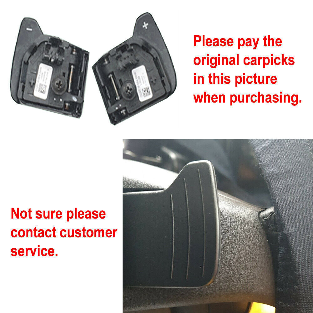 Silver Steering Wheel Shift paddle Shifter Extension Fit for Ford Mondeo 2013-2019