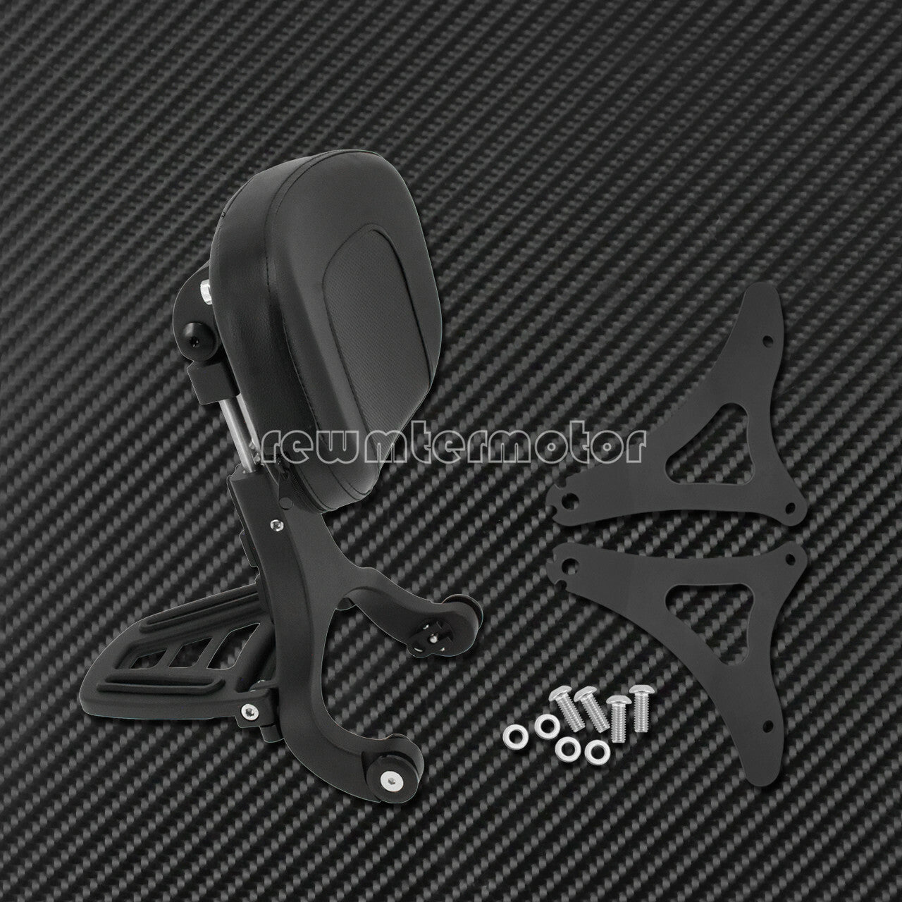 Adjustable Driver Passenger Backrest Mounting Kit Fit for Harley Touring 14-20