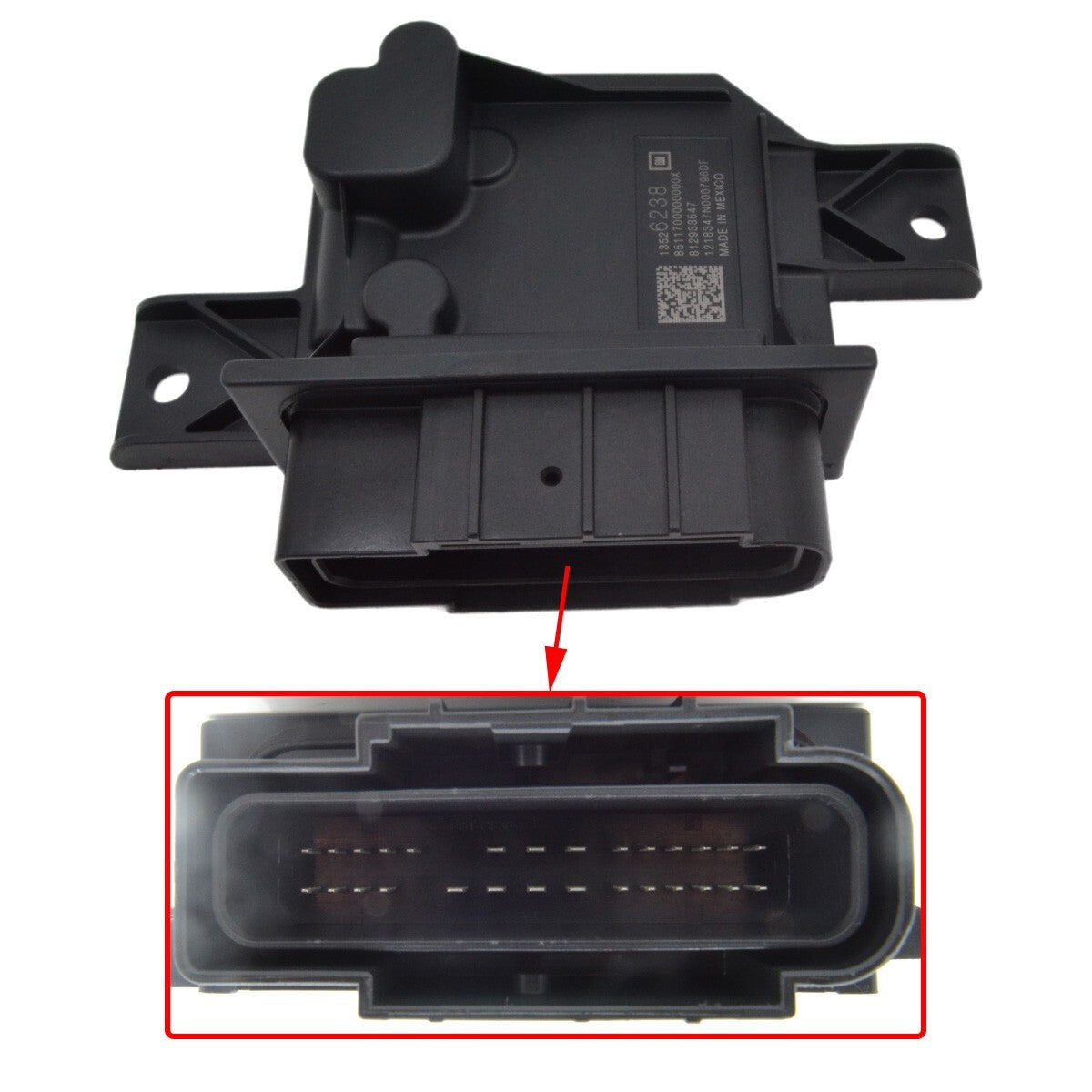 Fuel pump control module 13526238 compatible with 2019-2020 for Chevrolet pickup trucks.