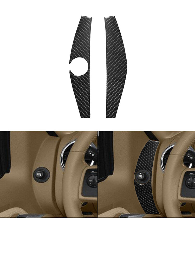 68Pcs for Ford Explorer 2008-2010 Carbon Fiber Full Interior Kit Cover Trim