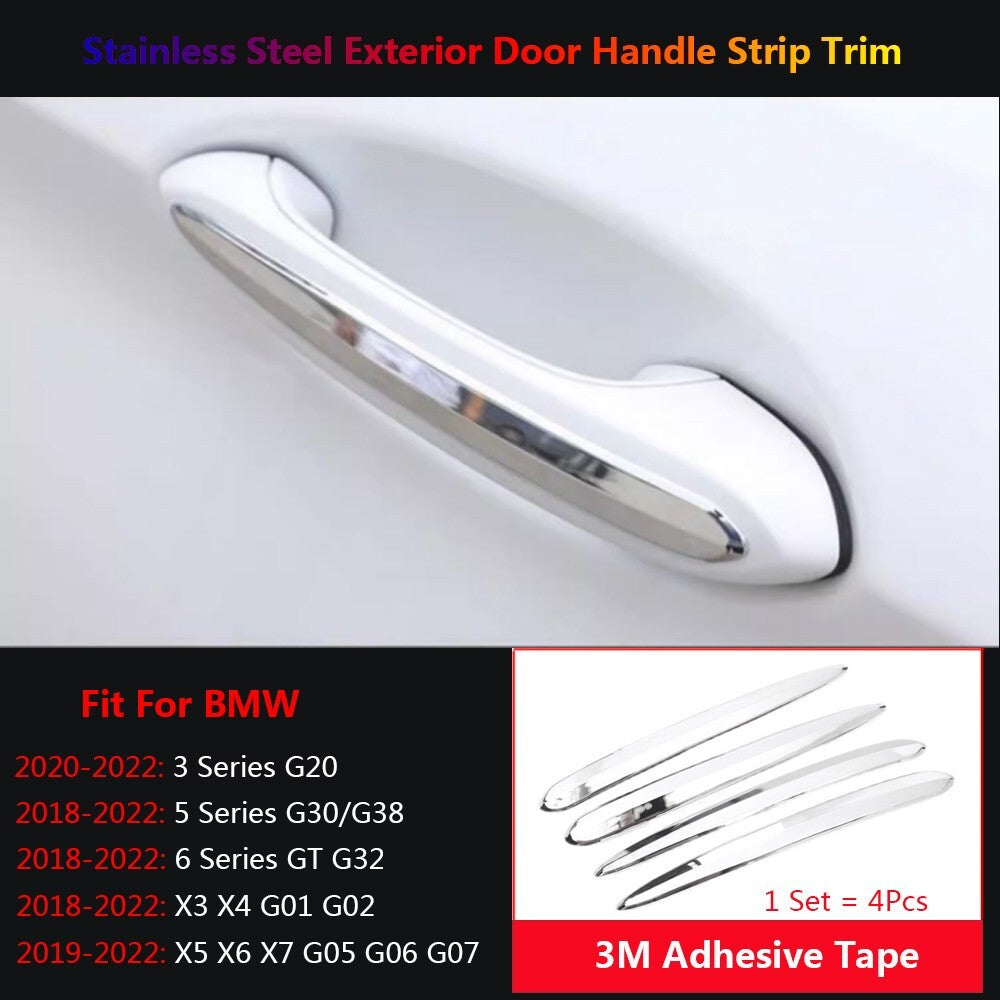 for BMW X3 X4 X5 X6 G20 G30 G01 G02 G05 G06 G07 Exterior Door Handle Cover Trims