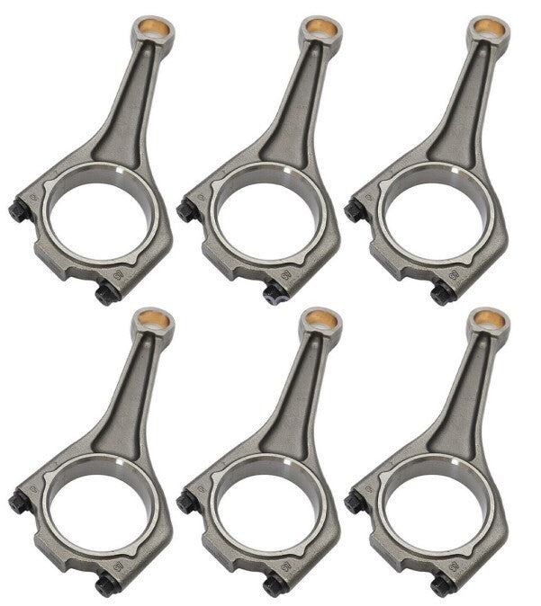 6PCS Pistons Rings Connecting Rods Kit Piston Connecting Rod for Jaguar F-Pace