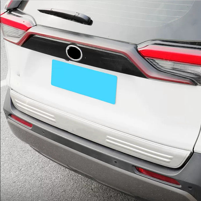 Gloss Black Car Rear Door Trunk Lid Strip Cover Trim for Toyota RAV4 2019-2023