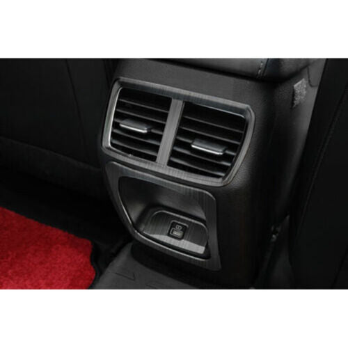 2020-2023 for Hyundai Sonata Black Titanium Rear Row Air Outlet Vent Cover Frame
