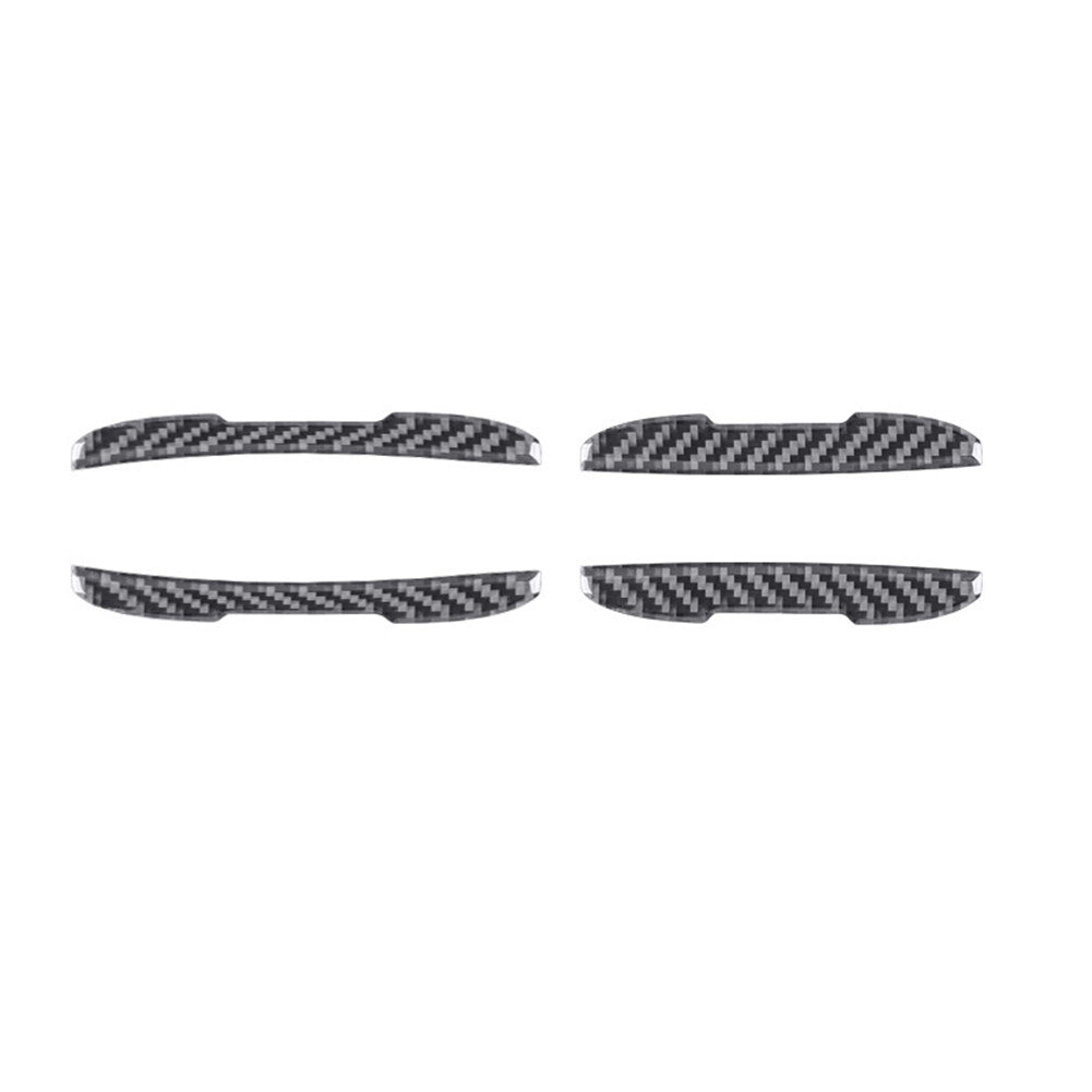 Carbon fiber door anti-collision trim for Porsche Taycan 2019-2022