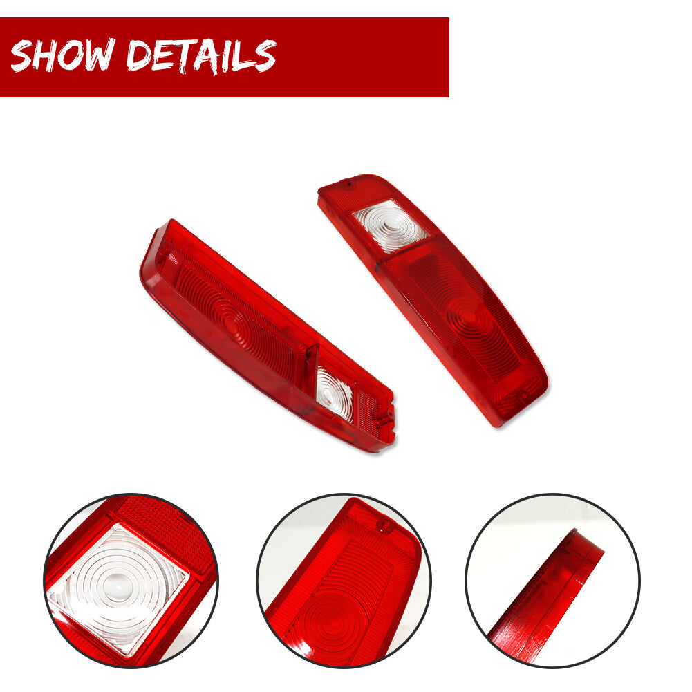 A pair of taillight housings were used on 1967-1972 for Ford trucks and 1967-1977 for Ford Mustangs.