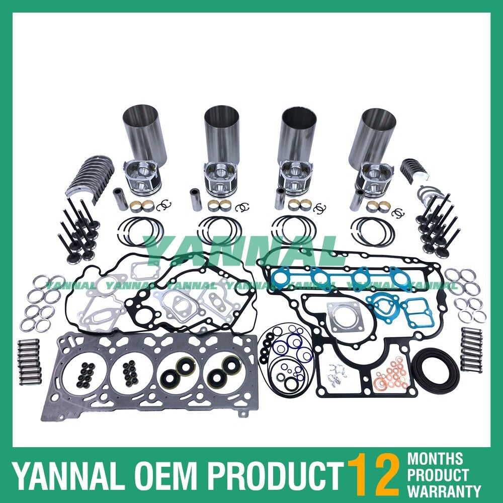 new V2607 diesel engine with Kubota overhaul and rebuild kit and gasket kit