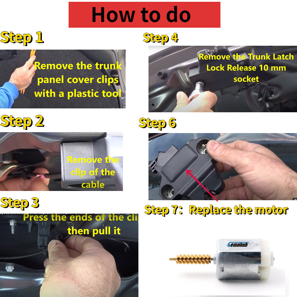 Rear Trunk Door Lock Actuator motor for 2010-2021 for Hyundai for Tucson 1.6 2.0 2.4L
