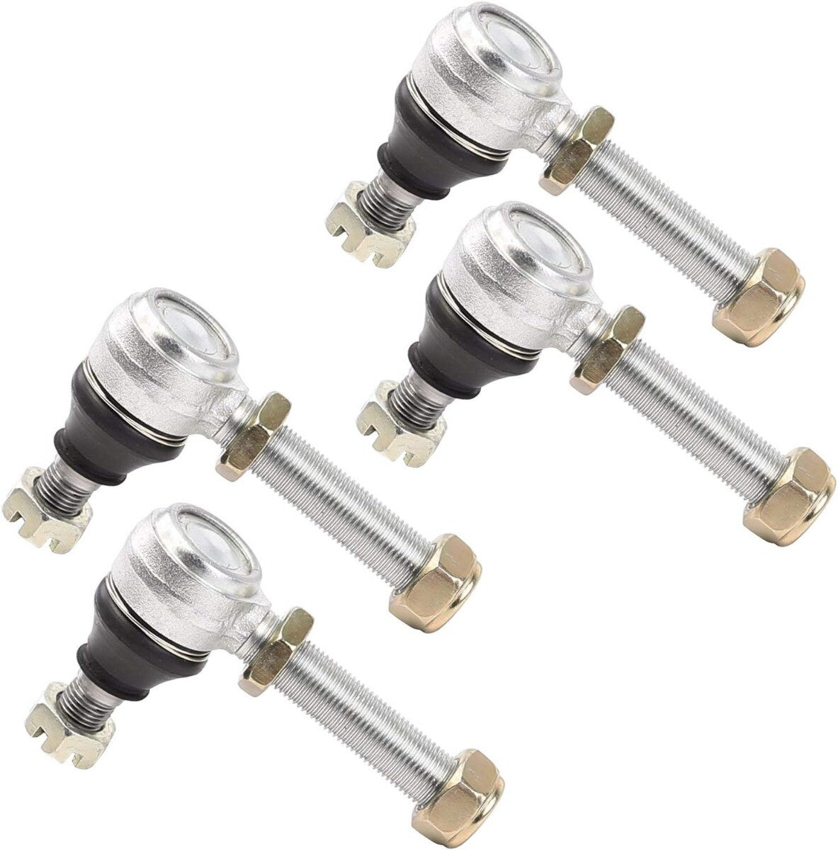 4-piece ball joint 12mm tie rod end for 150cc and 250cc four-wheeled bicycles, all-terrain vehicles, dune buggies, go-karts