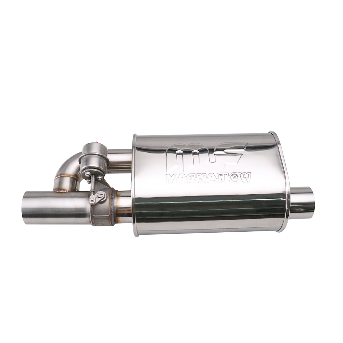 L+R 2.5 In/out Adjust Sound Value Muffler W/ Exhaust Valve 8.346 Universal