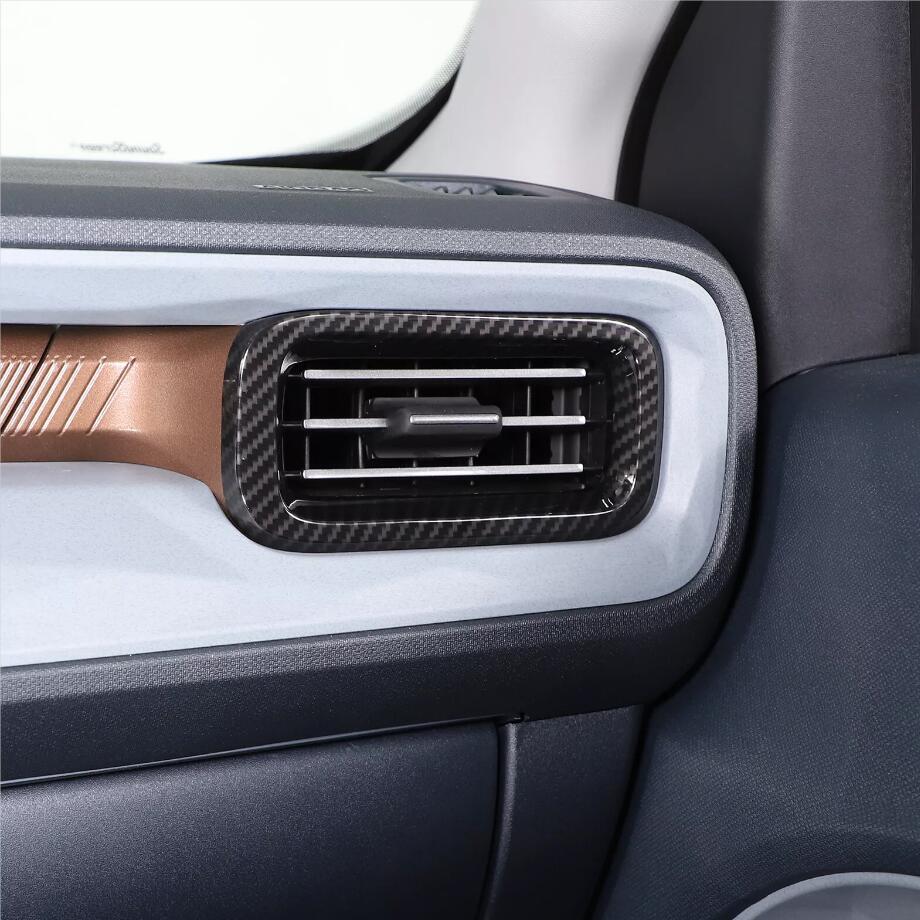 Carbon fiber automotive side vent socket cover trim for Ford Maverick 22-2024 - Accessories