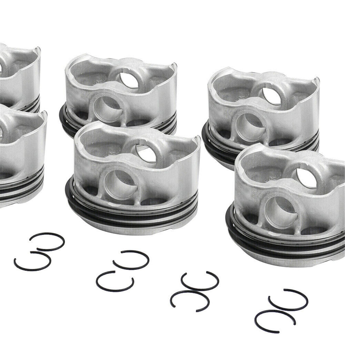 8 Pistons Rings Set for BMW M760i 550i 750i X5 F01 F02 F03 E71 E70 N63 4.4L V8