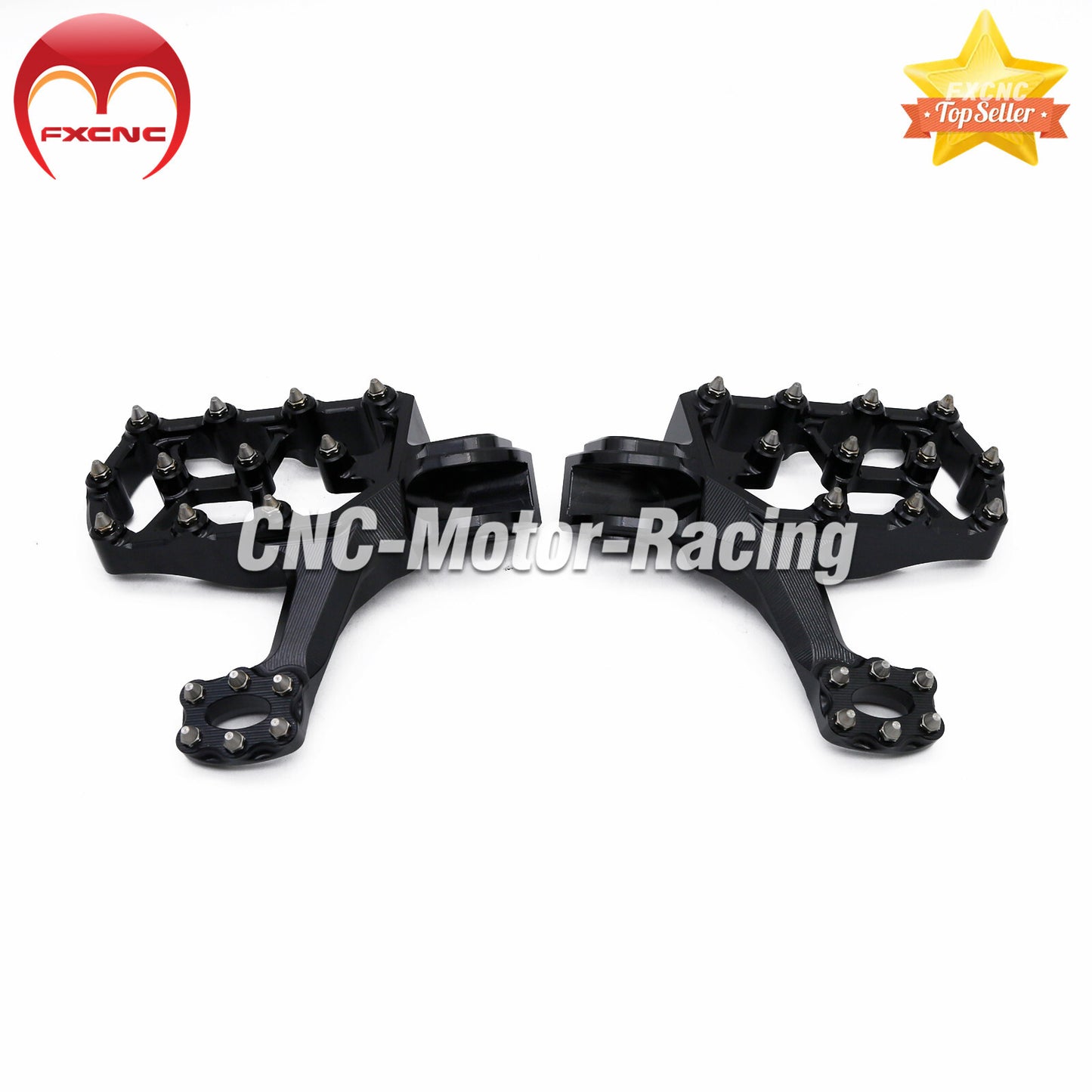 Compatible with for KTM 125SX/250-450SX-F 1998-2015 CNC extended foot spikes and foot pedals.