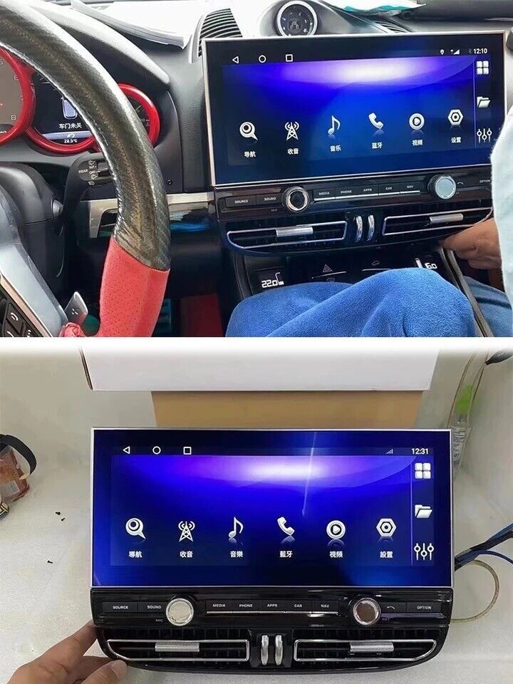 Car Android GPS Navigation Wifi 12.3 for Porsche for Cayenne 10~17 Radio carpaly