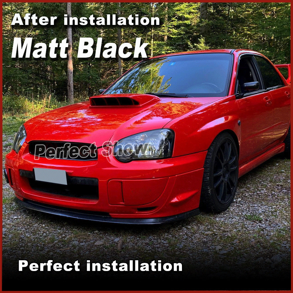 PairPU Front Side Splitter Spoiler Bumper Flaps for Subaru Impreza WRX STI 04-05