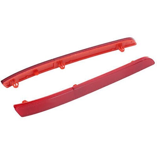 7E0945105 7E0945106 Pair Rear Bumper Reflector Light Cover for Volkswagen Red