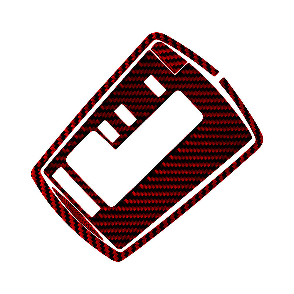 Red Carbon Fiber Automatic Gear Shift Cover for Subaru Legacy Outback 2010-14