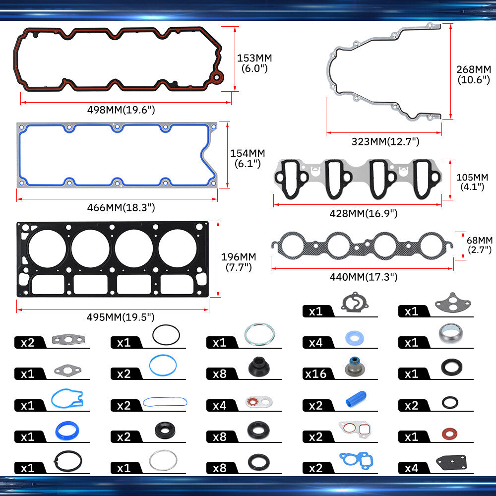 For 07-13 for Chevrolet for GMC 5.3L Truck SUV NON DOD/AFM Camshaft Lifters Bolts Kit
