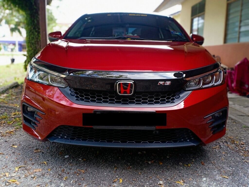 2PCS Red Black Front Rear Red Emblem Badge CRV RW 17-23