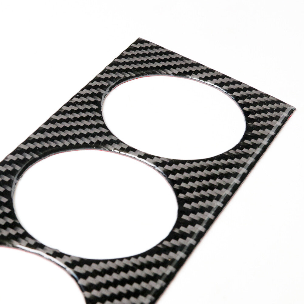 Carbon Fiber Air Conditioner Switch Button Trim Cover for Subaru Forester Type A
