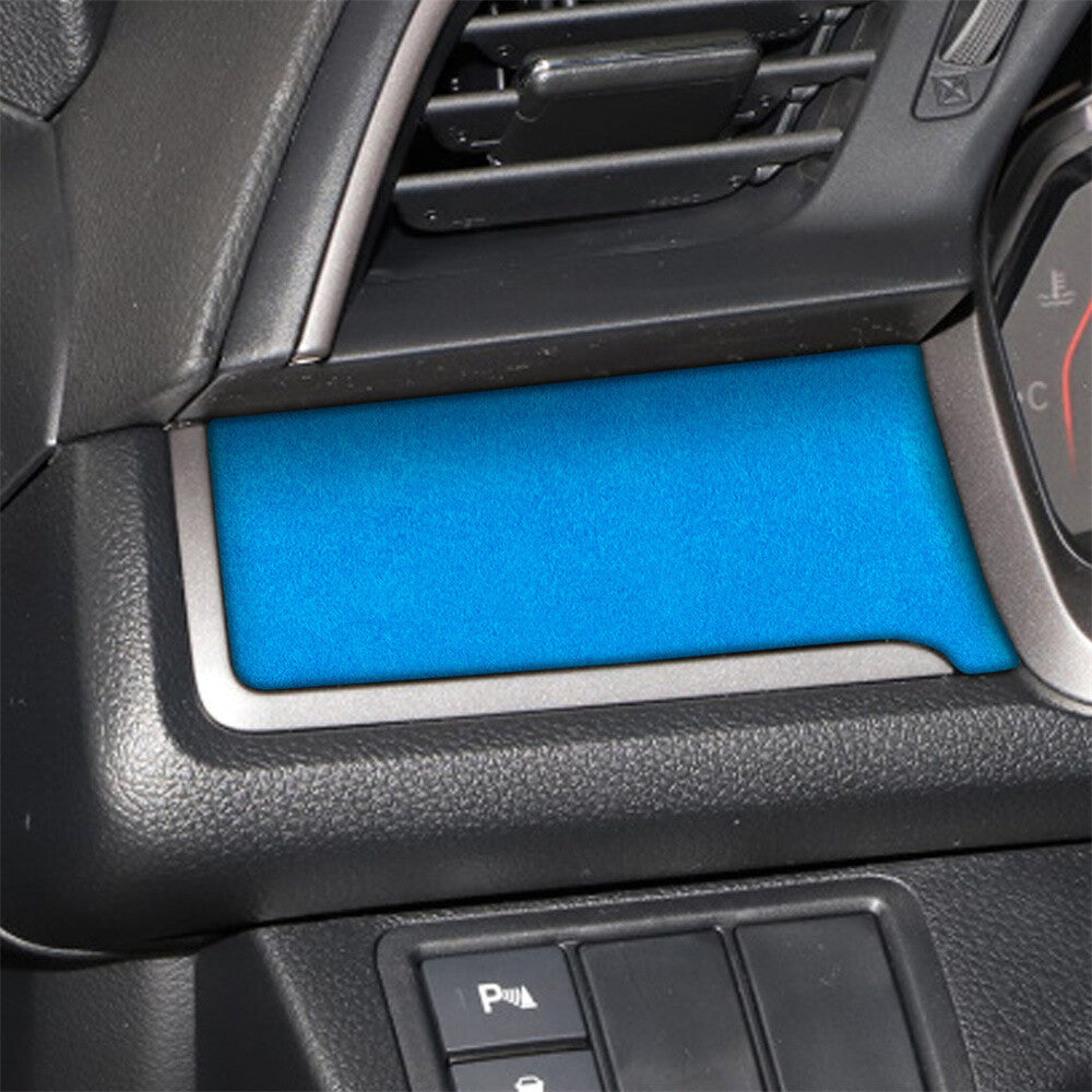 for Honda for Civic 10th 2016-2021 Diver's Side Center Console Panel Trim Suede Blue