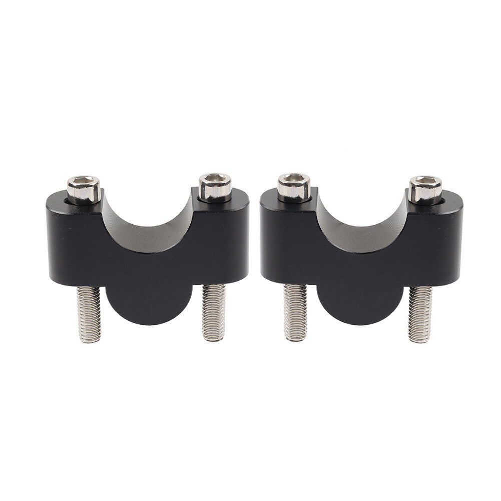Motorcycle HandleBar Risers Mount Clamp 1 1/8 28mm for Honda for Kawasaki Black