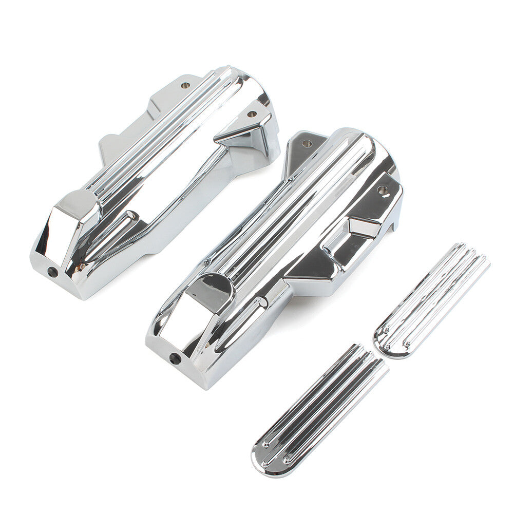Upper Fork Slider Accents Lower Fork Covers Fit for Harley Electra Street ABS Chrome