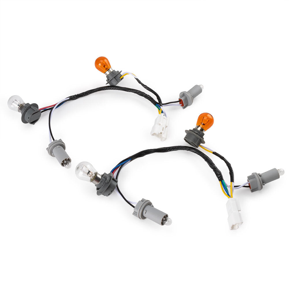2-piece rear taillight socket wiring harness with bulbs 11-14 for Hyundai Sonata 2.0/2.4L