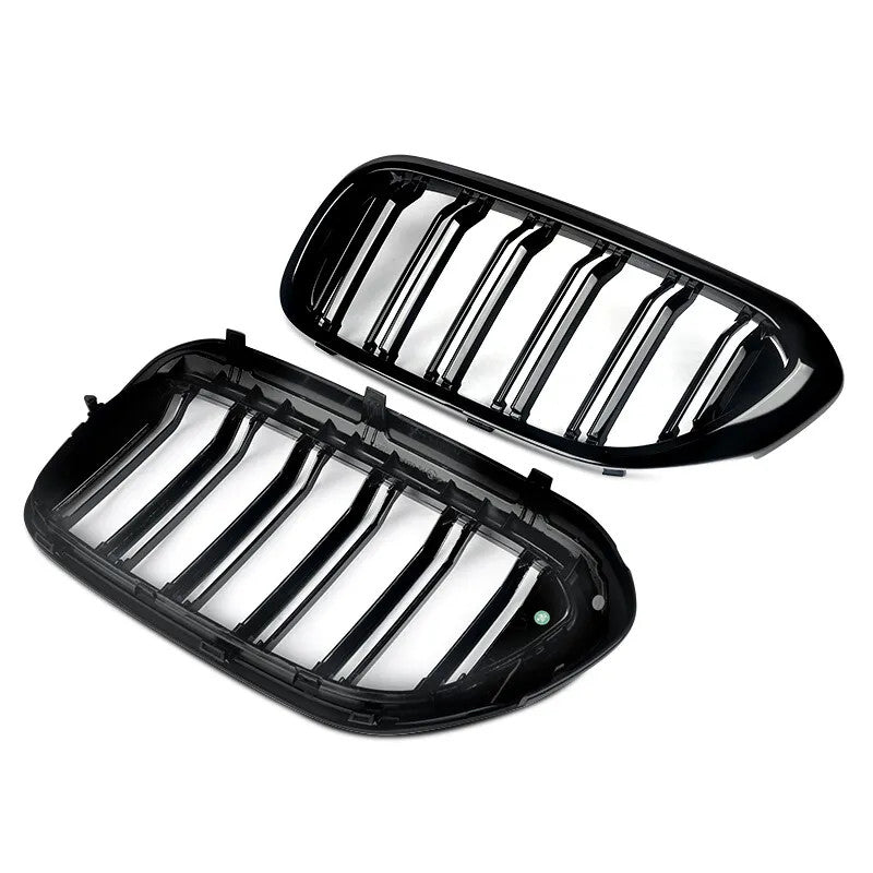 Gloss Black for BMW 5 Series G30 G31 530i 540i 2017-20 Front Kidney Grille Grill