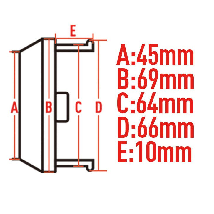 4x69mm Weds Sport Chrome Decal Wheel Center Cover Badge Edge Cover Hub Cover TE37