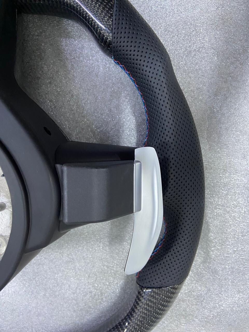 Carbon Fiber Steering Wheel for BMW F30 F32 Series MSport With Paddle Shifts LED