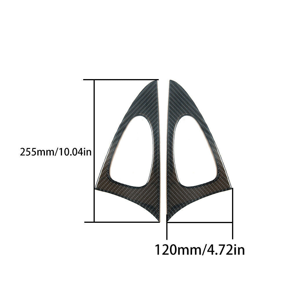 2PCS for Toyota for Camry 2007-11 Carbon Fiber Interior Door Handle Cover Trim