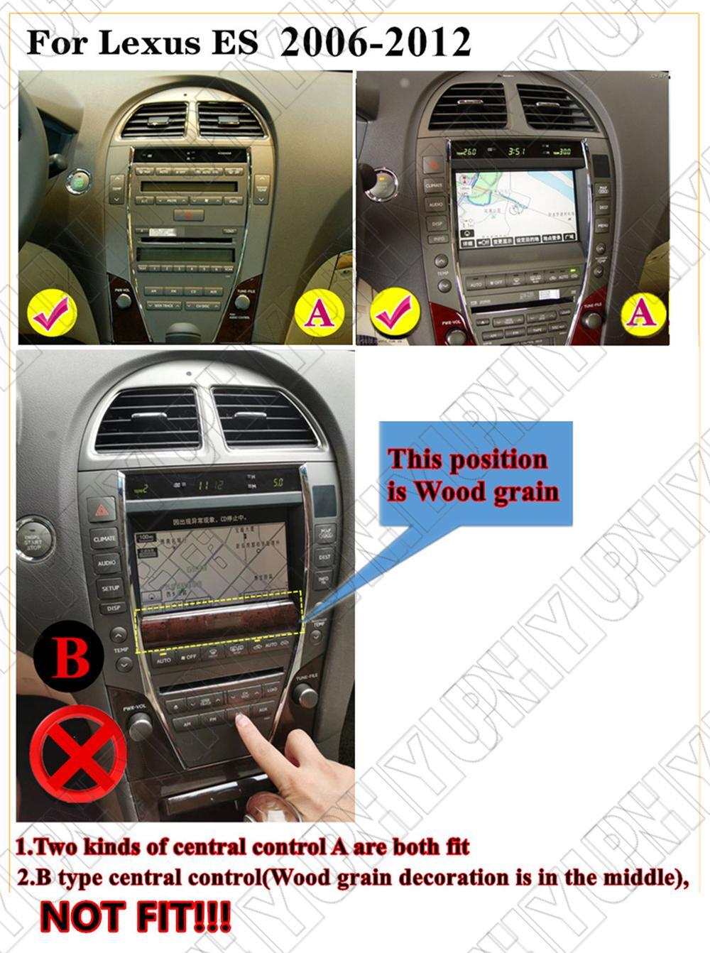 9.7 For 2006-12 for Lexus ES330 ES350 Carplay 4+32GB Stereo Radio GPS Nav FM Player