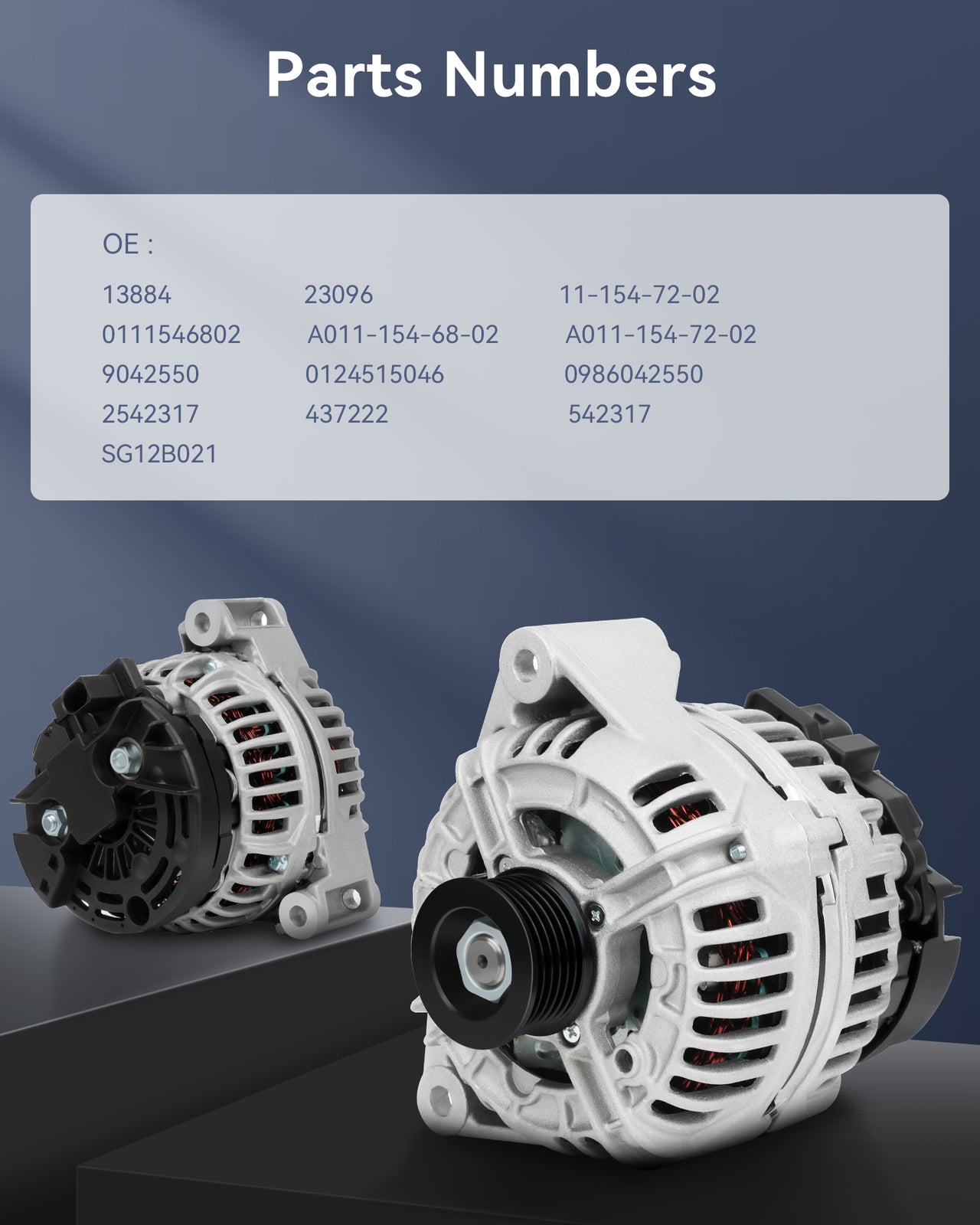 1PC New 120Amp Alternator Fit for 2001-2005 for Mercedes-Benz C240 C320 13884