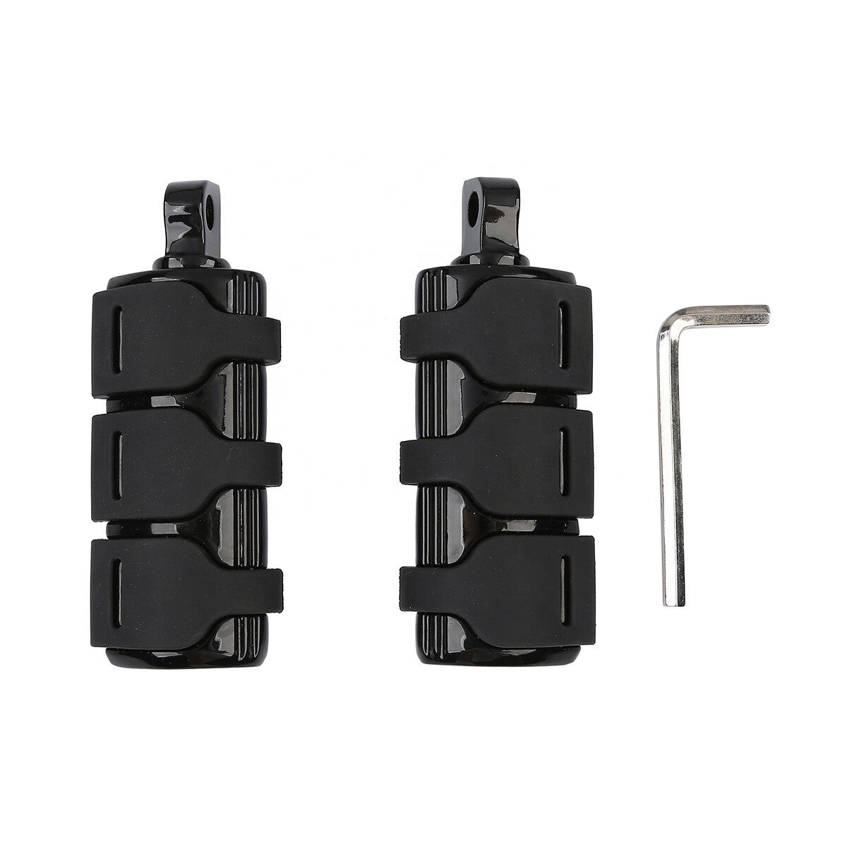 Footboards Foot Pegs Footrests Pedals for Harley Fatboy Dyna FXWG FXR FXST FXD