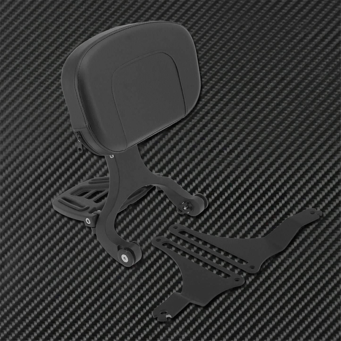 Adjustable Driver Passenger Backrest Fit for Harley Softail Fatboy 2018-2022