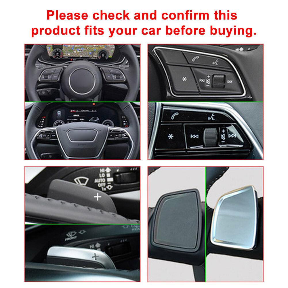 Shift Paddle Shifter Extension(Left+Right) Fit for Audi for A6 C8 A7 4KA for A8 S4 S5 2020