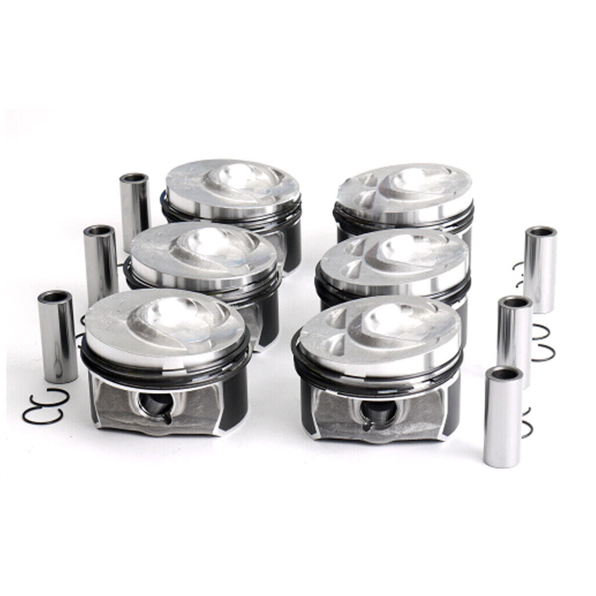 Engine Overhaul Gasket Set w/ Pistons Rings Crankshaft Main Bearing for Porsche