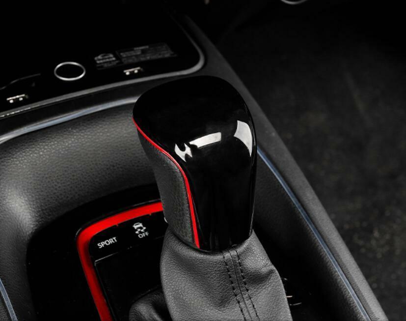 For 2019-2021 for Toyota for Corolla Hatchback RED+Black Interior Gear Shift Knob Cover
